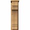 Ekena Millwork Pescadero Rough Sawn Corbel w/Backplate, Western Red Cedar, 8"W x 14"D x 30"H COR08X14X30PEC01RWR - alternate 4